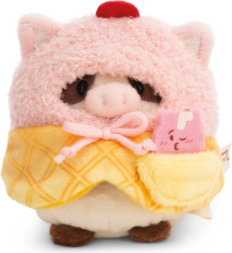 Pluchen koe Moona MYMOCHI van NICI 8 cm – ijsje en milkshake cadeauset