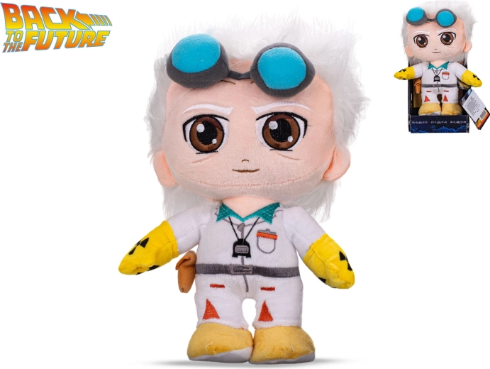 Pluchen figuur van Dr. Emmett Brown – Terug naar de Toekomst (30 cm)
