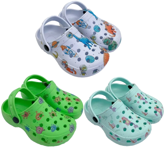 Kinder tuinclogs van EVA-schuim, maat 24–29