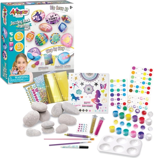 Tasia set voor stenen schilderen