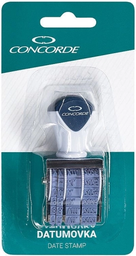 Datumstempel CONCORDE nr. 4, blister