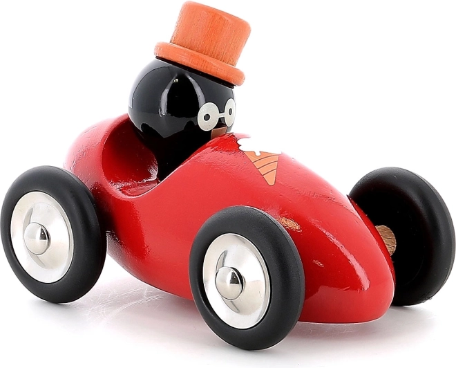 Vilac houten raceautootje Pinguïn René
