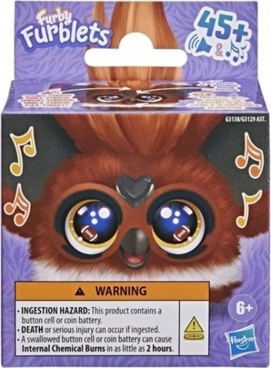 Furby Furblets Sports Foo-tee interactieve pluchen mini-speelgoed met clip