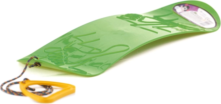 Groene snowboard-glijplank - 1 stuk