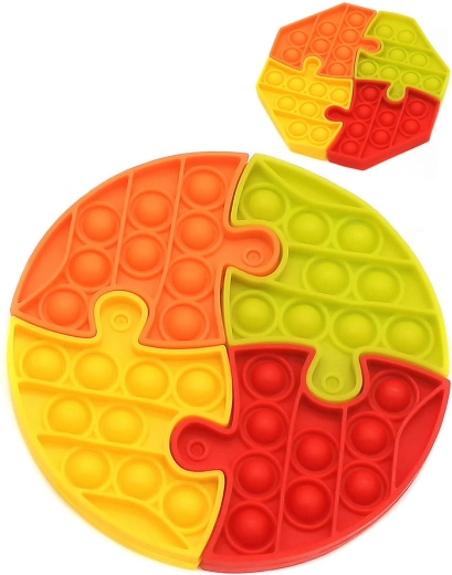 Pop it-puzzel antistress samenstelbare bubble pops 15 cm - 1 stuk