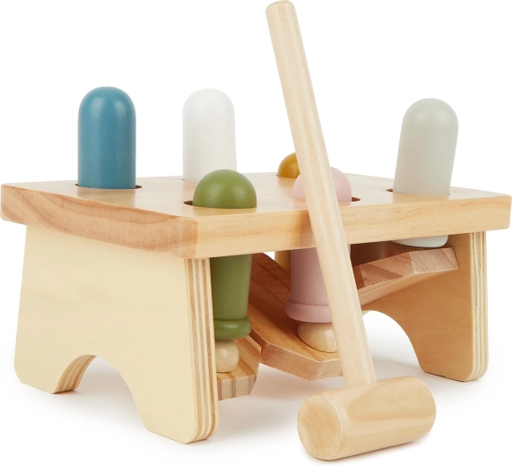Bieco houten hamertje met hamer