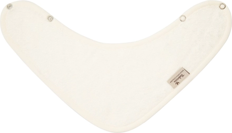 Timboo bandana-slabbetje Daisy White 36 × 22 cm