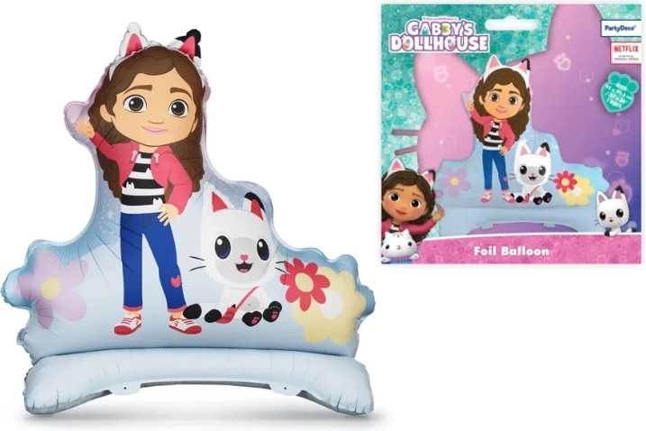 Staande folieballon Gabby’s Dollhouse (Koci Domek Gabi) 92 × 90,5 cm - 1 stuk