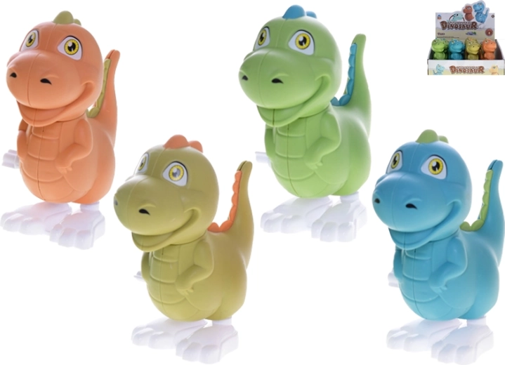 Springende dinosaurus 11 cm met opwindmechanisme