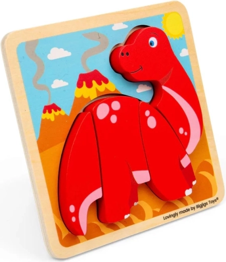 Bigjigs Toys houten inlegpuzzel Diplodocus