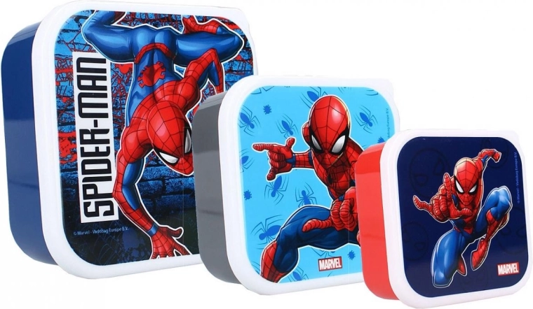 Set lunchboxen Spider-Man (3 stuks)