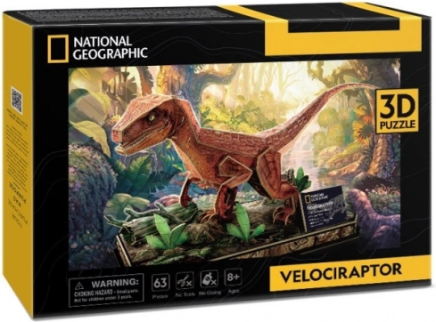 3D-puzzel NATIONAL GEOGRAPHIC – velociraptor