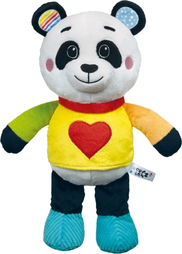 Knuffelbare pluchen panda met geluiden