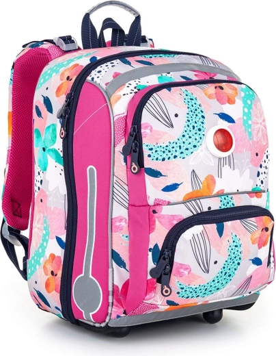 Schooltas met bloemen Topgal BEBE