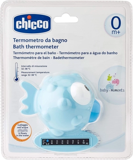 Chicco badthermometer visje lichtblauw