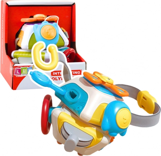 Educatieve sensorische kubus voor kinderen – kleurrijke veelvlak