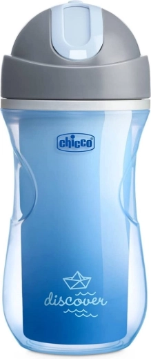 Chicco thermobeker Sport met rietje blauw 266 ml