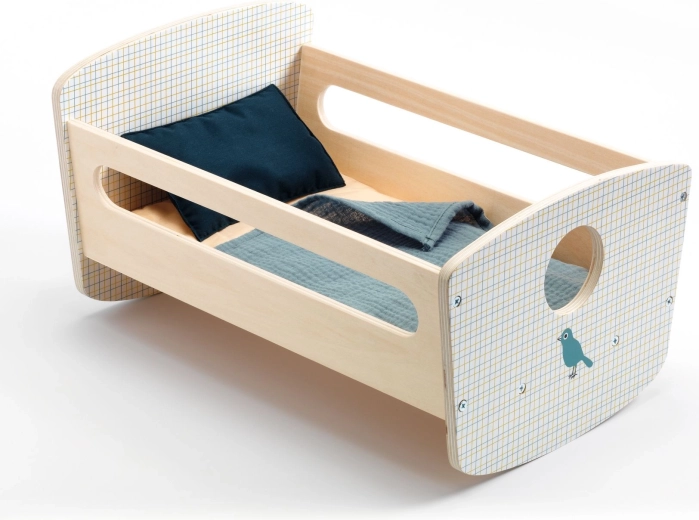 Djeco wieg voor poppen blue night