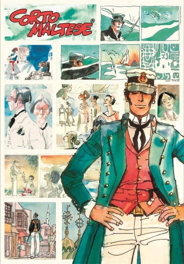 Puzzel 1000 stukjes Corto Maltese: Avontuurlijke Zeeman