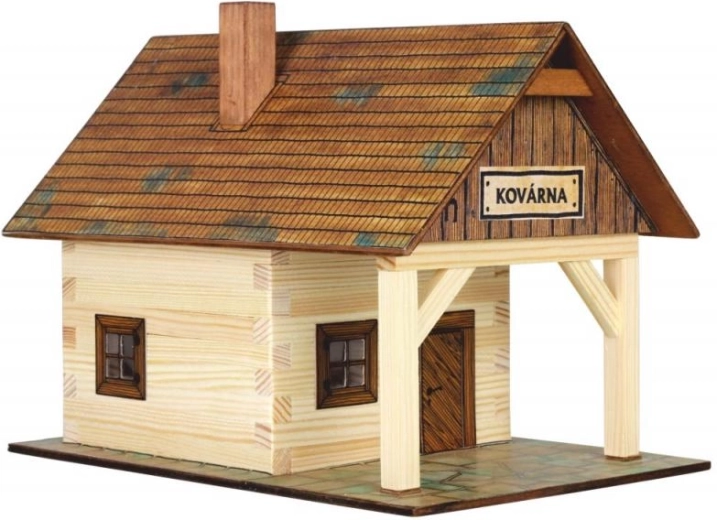 Houten lijmconstructieset Smederij