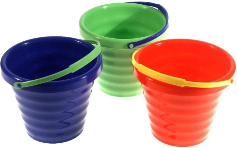 Kinderemmer voor zand 16 cm met hengsel 1,4 l - 1 stuk