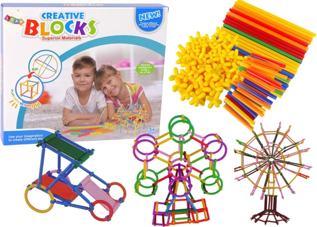 Bouwset van Stokjes en Rietjes