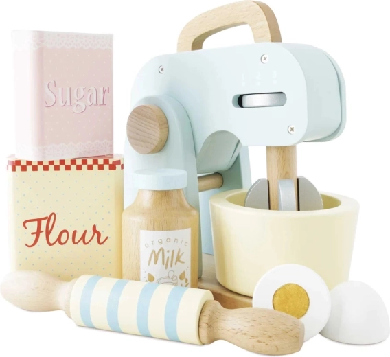 Houten keukenmixer met accessoires van Le Toy Van