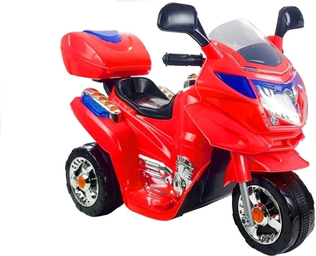 Elektrische driewieler voor kinderen – rode motor op accu