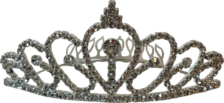 PINK diadeem Royal Crown voor kleine prinsesjes