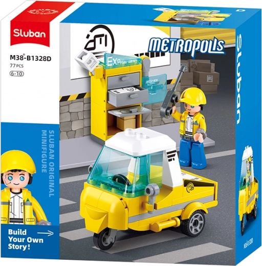 Sluban Metropolis bezorgwagen