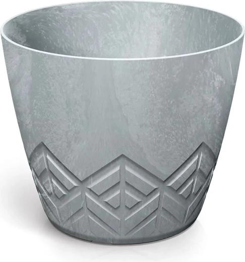 Bloempot met betoneffect 19,8 cm