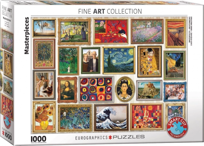 Puzzel Collage: Schone Kunst 1000 stukjes