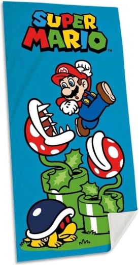 Super Mario strandhanddoek 70 × 140 cm