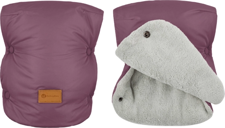 Handmoffen voor kinderwagen PETITE&MARS Jasie Mysterious Plum