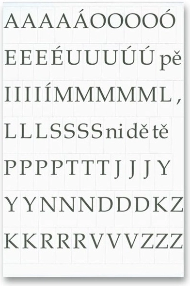 Oxybag uitknipbare letters en lettergrepen voor eersteklassers