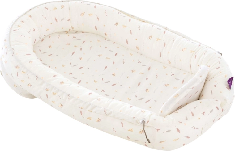 Träumeland premium babynestje naturlieb roze