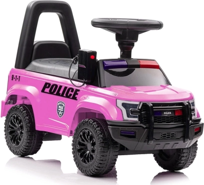 Rijdend speelgoed met megafoon roze