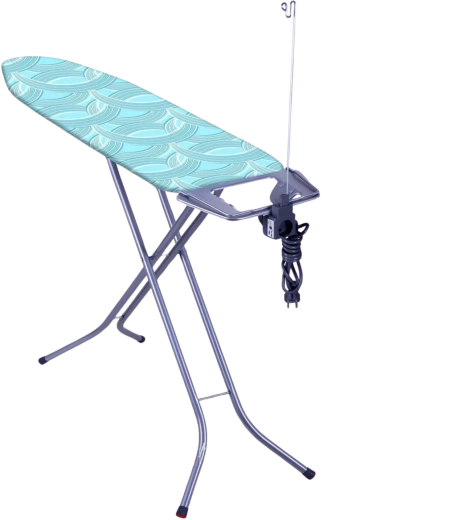 Eurogold strijkplank 120 × 38 cm met stopcontact en verstelbare hoogte