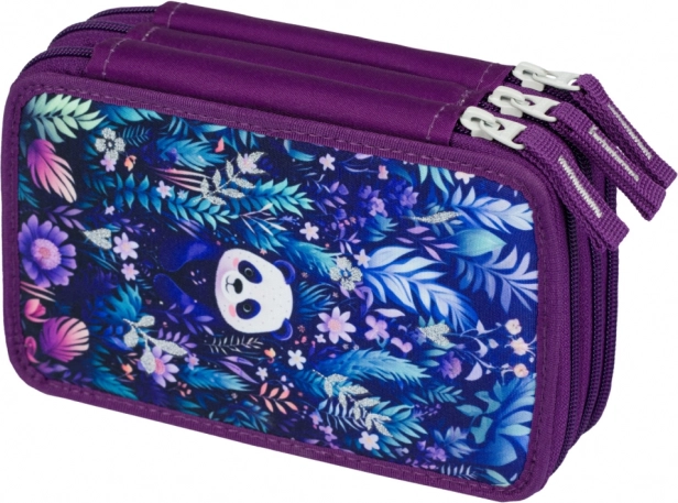 Schooletui Jungle Panda driedelig