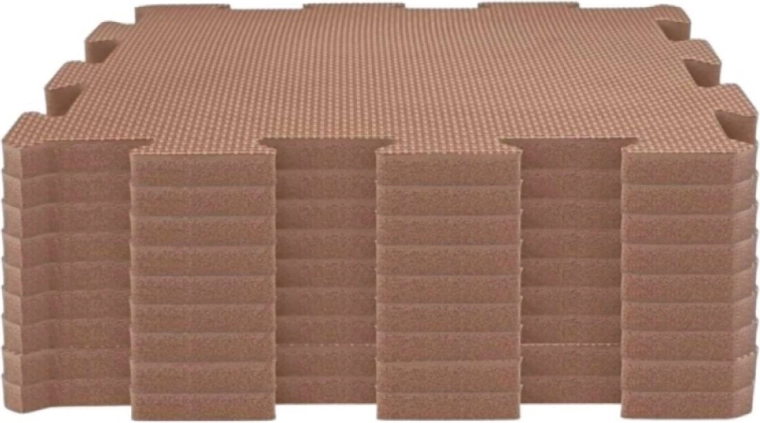 NIDO NIDO schuim speelmat puzzel caramel (9 delen)