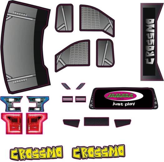 Stickerblad voor monstertruck Crossmo van JAMARA