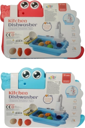 Keukengootsteen met servies- en kinderset