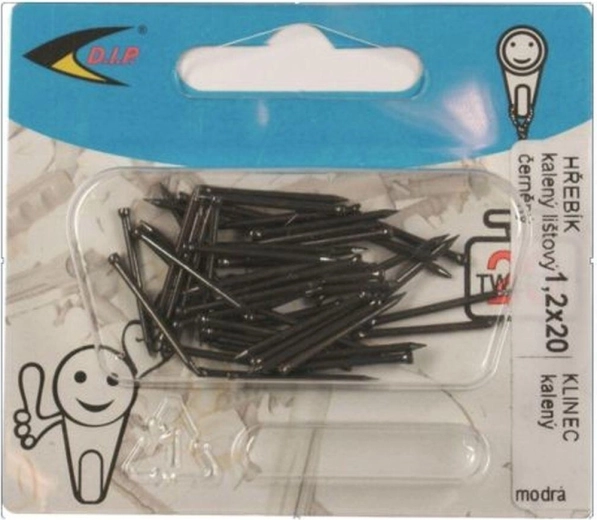 Geharde spijkers IXA 1,2 × 20 mm, 50 st.