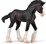 COLLECTA Clydesdale veulen - Zwart