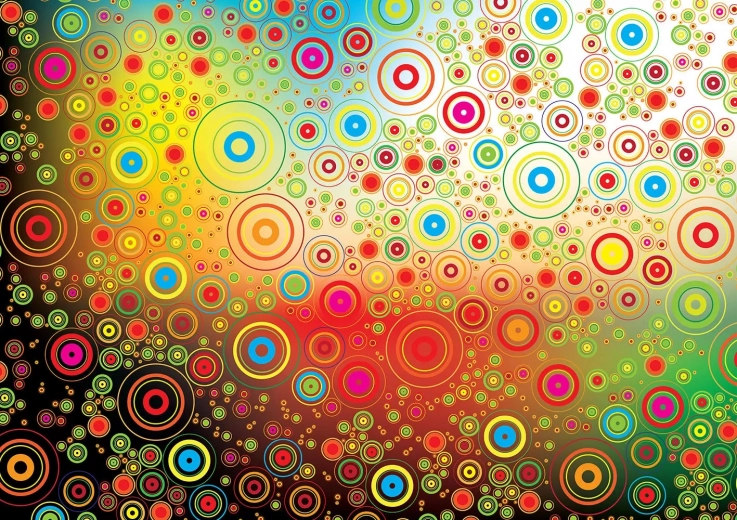 Puzzel abstracte bloemen 1000 stukjes