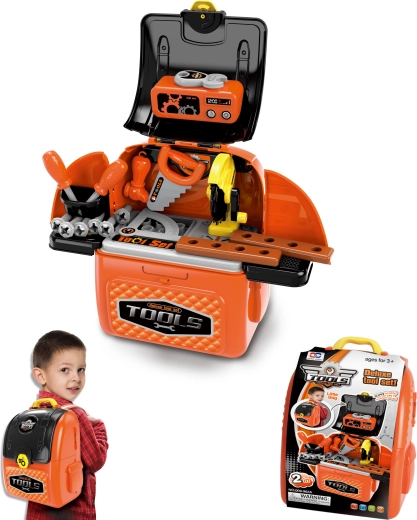 Gereedschap in een rugzak voor kleine klussers