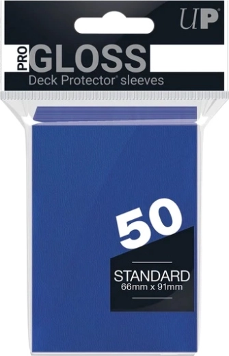 Ultra PRO tsunami blue PRO-gloss standaard kaart sleeves (50 stuks)