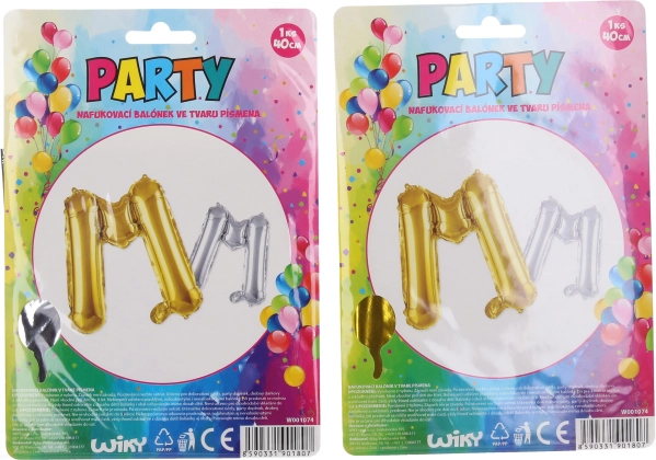 Opblaasbare ballon - letter M