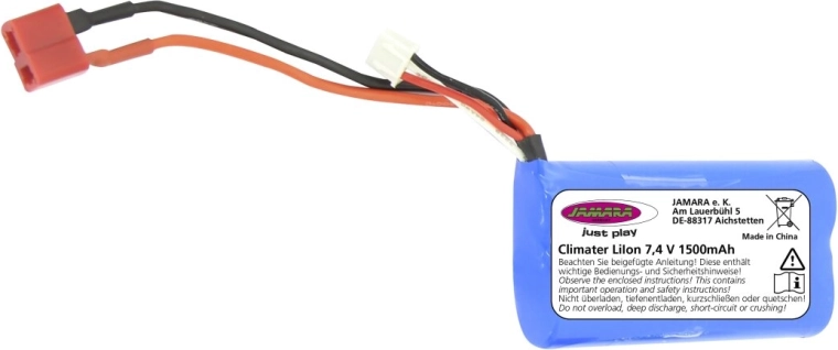 JAMARA Climater Li-ion-batterij 7,4 V 1500 mAh 11,1 Wh