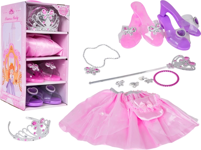 Mega stylingset voor prinses (roze)